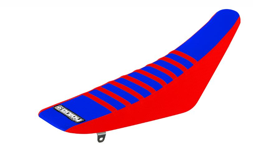 Enjoy Manufacturing Beta Seat Cover RR 2020 - 2022 Ribbed, Red / Blue / Red