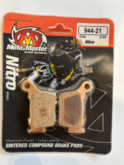 BRAKE PADS SINTERED NITRO, MOTO-MASTER 094421, 39-368