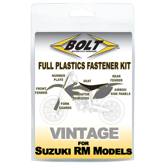 Bolt Motorcycle Hardware Suzuki Plastics Fastener Bolt Kit RM 125 250 1996 - 2000