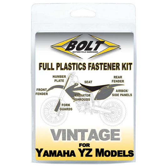 Bolt Motorcycle Hardware Yamaha Plastics Fastener Bolt Kit YZ 125 250 1996 - 2001