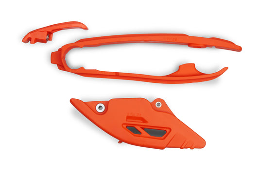 UFO Chain Slider & Guide Kit KTM SX SXF 2023 – 2024 EXC EXCF 2024, Orange