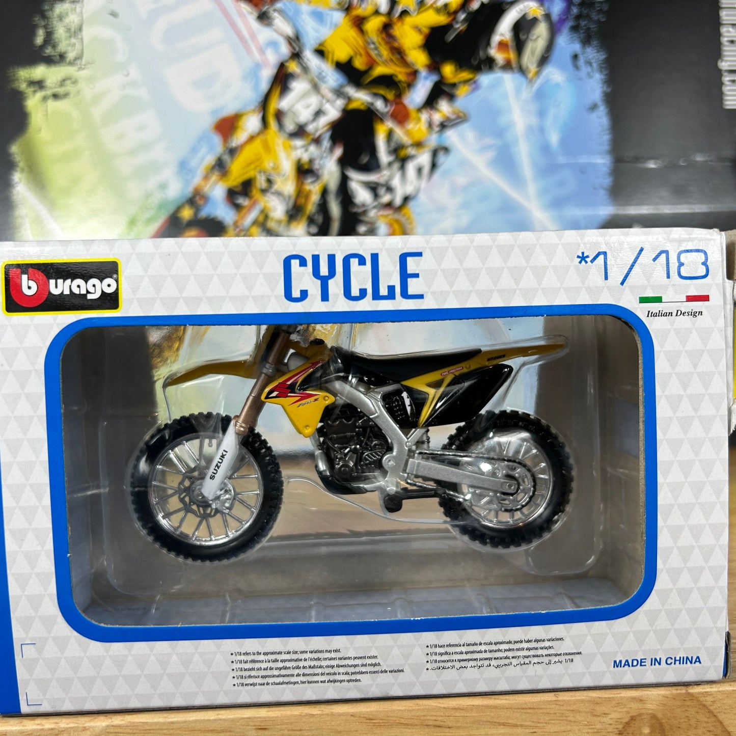 Burago Toy Models 1:18 Suzuki RMZ 450