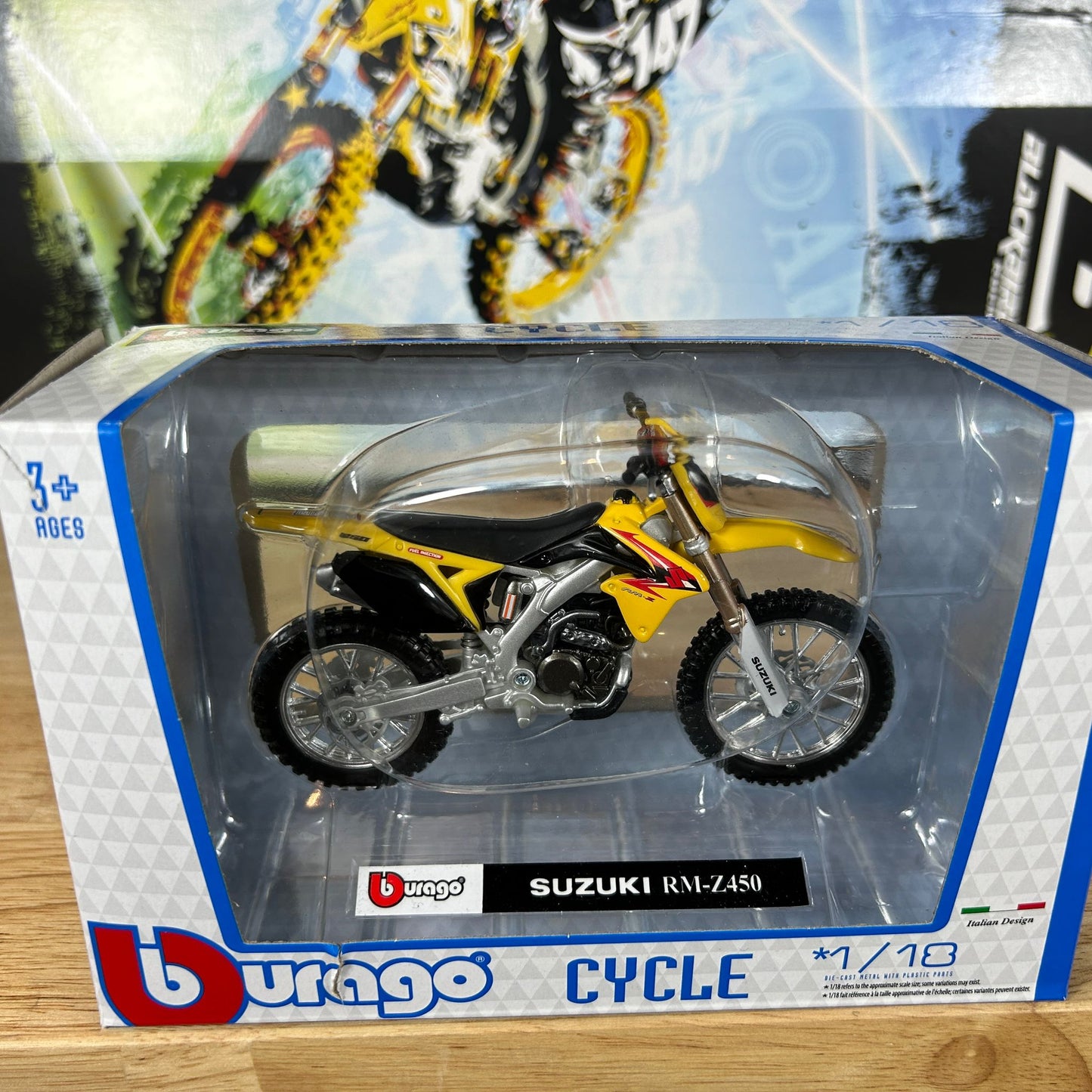 Burago Toy Models 1:18 Suzuki RMZ 450