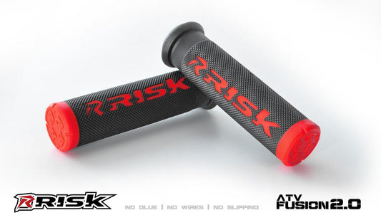 Risk Racing Fusion Grips 2.0 MTB ATV, Red