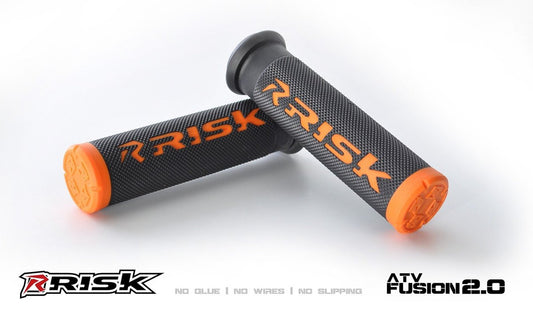 Risk Racing Fusion Grips 2.0 MTB ATV, Orange