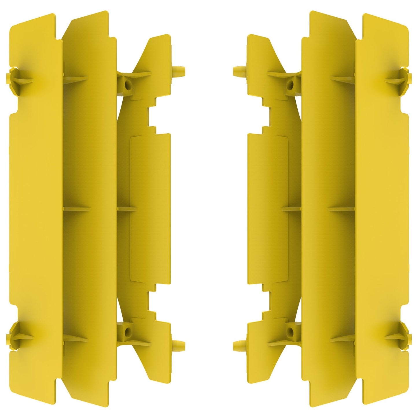 Polisport Suzuki Radiator Louvers RM 125 2001 - 2008 RM 250 1996 - 2006, Yellow