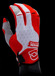 Risk Racing Carbide Gloves, Red / White, XX Large
