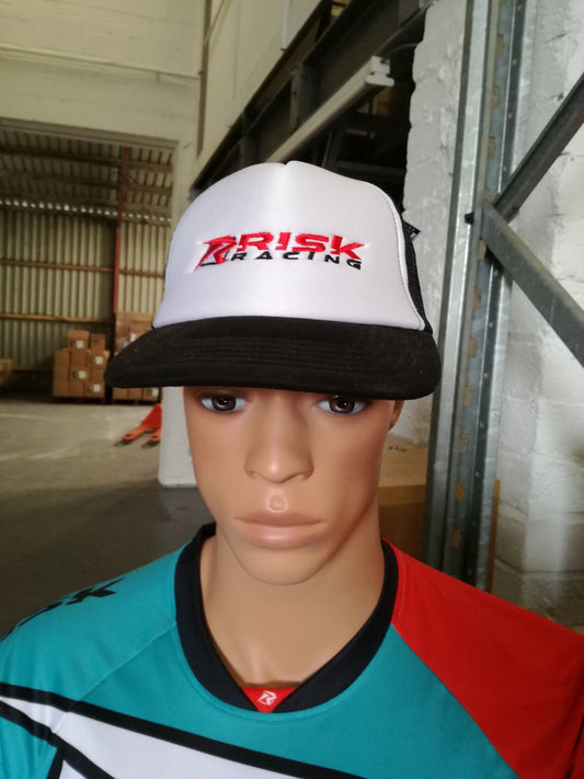Risk Racing Trucker Cap -  Logo, White