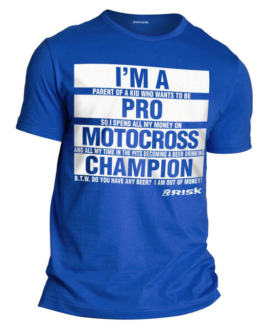 Risk Racing T Shirt - Pro Moto Champ, Large