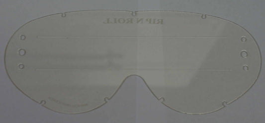 Rip n Roll Hybrid XL Roll Off Lens (Raised Strip), Clear