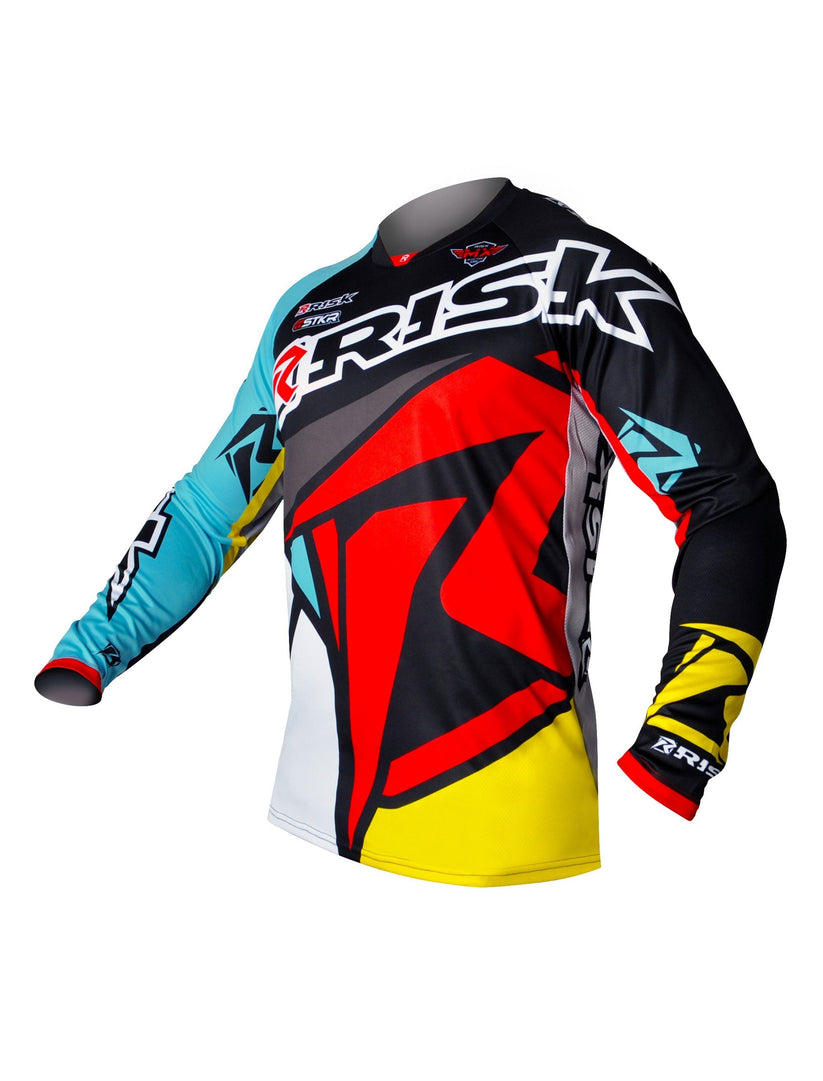 Risk Racing VENTilate V2 Jersey - Teal / Black