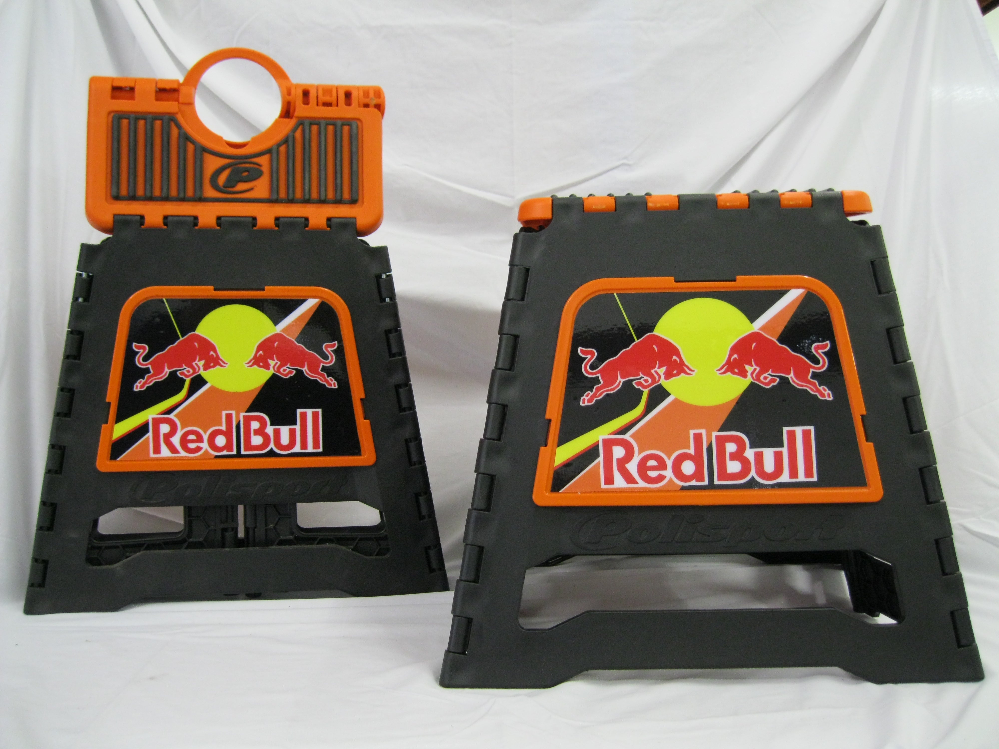 Bull Stand Enjoy Manufacturing Polisport Foldaway Stand Graphics Red Bull KTM