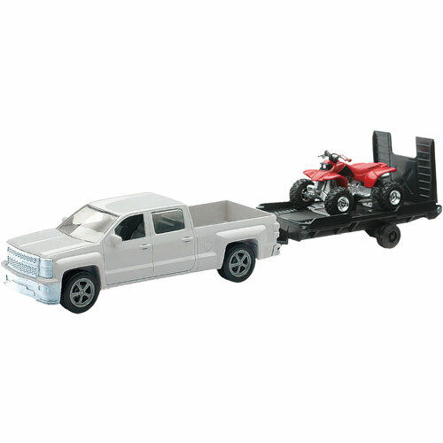 New Ray Chevrolet  Silverado Pick  Up  1:43 scale  with ATV